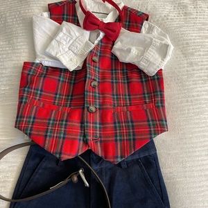 Janie and Jack Christmas outfit size 5